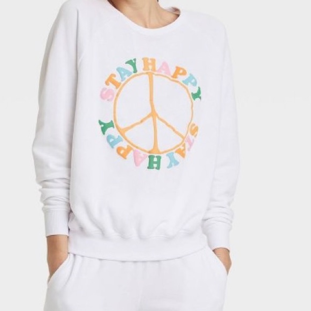 🦋🦋33 Revolutions Stay Happy Graphic Sweatshirt🦋🦋